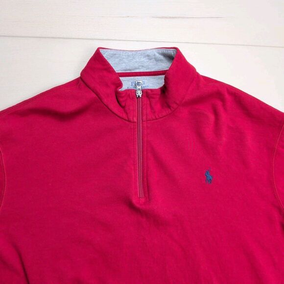 Polo Ralph Lauren Sweater Mens 2XL Pullover 1/4 Zip Performance Golf Preppy - Picture 2 of 11